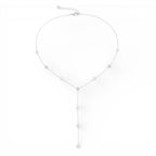 Collana a Y con Quadrifogli In Acciaio Inossidabile