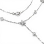Collana Stellata In Acciaio Inossidabile