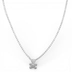 Collana Tennis Teddy Bear In Acciaio Inossidabile
