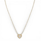Collana Tennis Con Cuore In Acciaio Inossidabile