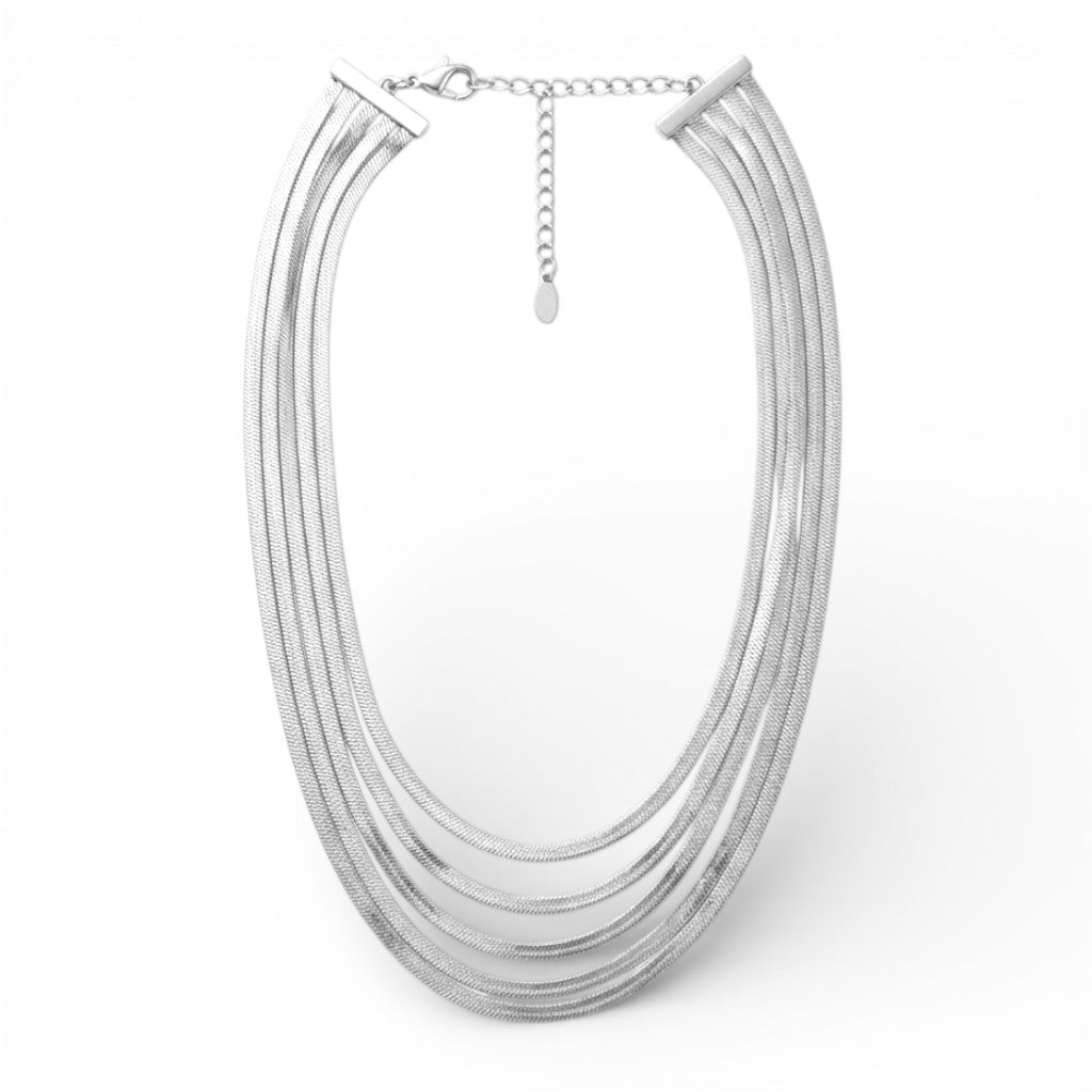 Happiness Boutique Collana Multifilo in Color Oro | Delicata Collana Y Bijoux Acciaio Inossidabile : Happiness Boutique Happiness Boutique Collana Multifilo in Color Oro | Delicata Collana Y Bijoux Acciaio Inossidabile : Happiness Boutique