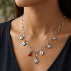 Collana Lucky Charms In Acciaio Inossidabile