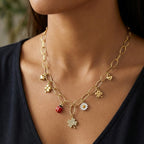 Collana Lucky Charms In Acciaio Inossidabile