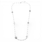 Collana Lunga Simbolica In Acciaio Inossidabile