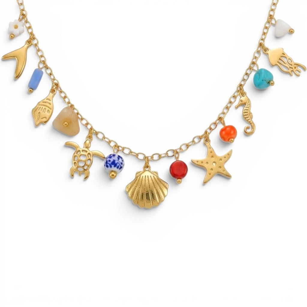 Collana Summer Vibes In Acciaio Inossidabile