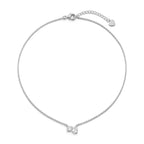 Collana Girocollo Toi et Moi con Zirconi In Acciaio Inossidabile