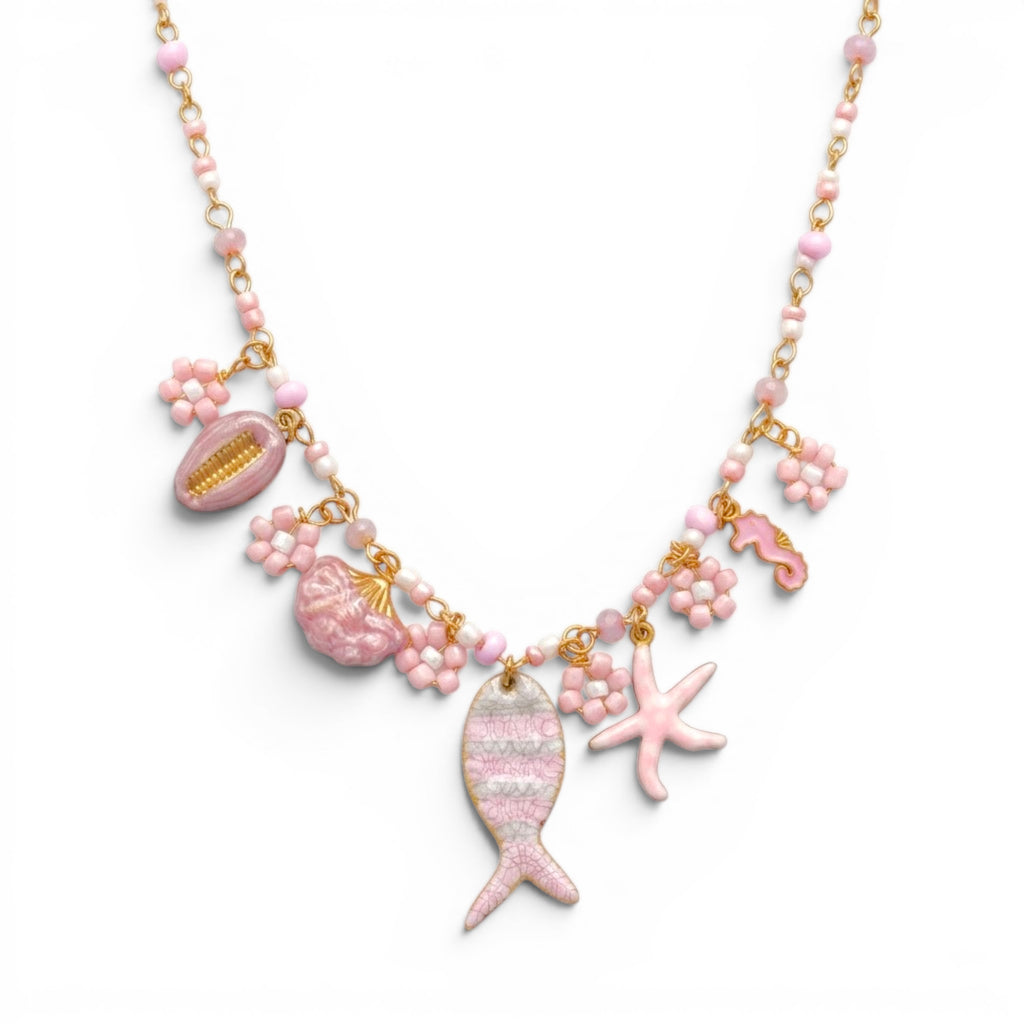 Collana Ocean Charm In Acciaio Inossidabile