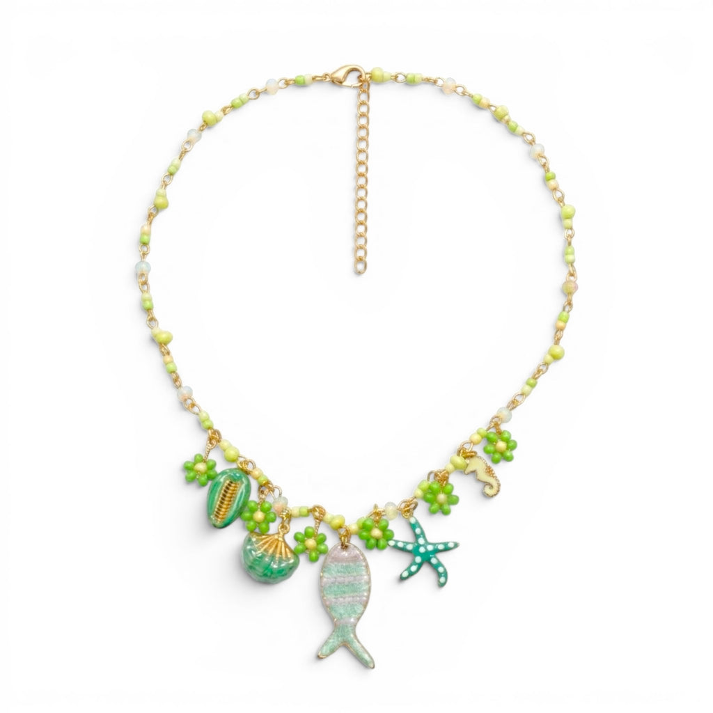 Collana Ocean Charm In Acciaio Inossidabile