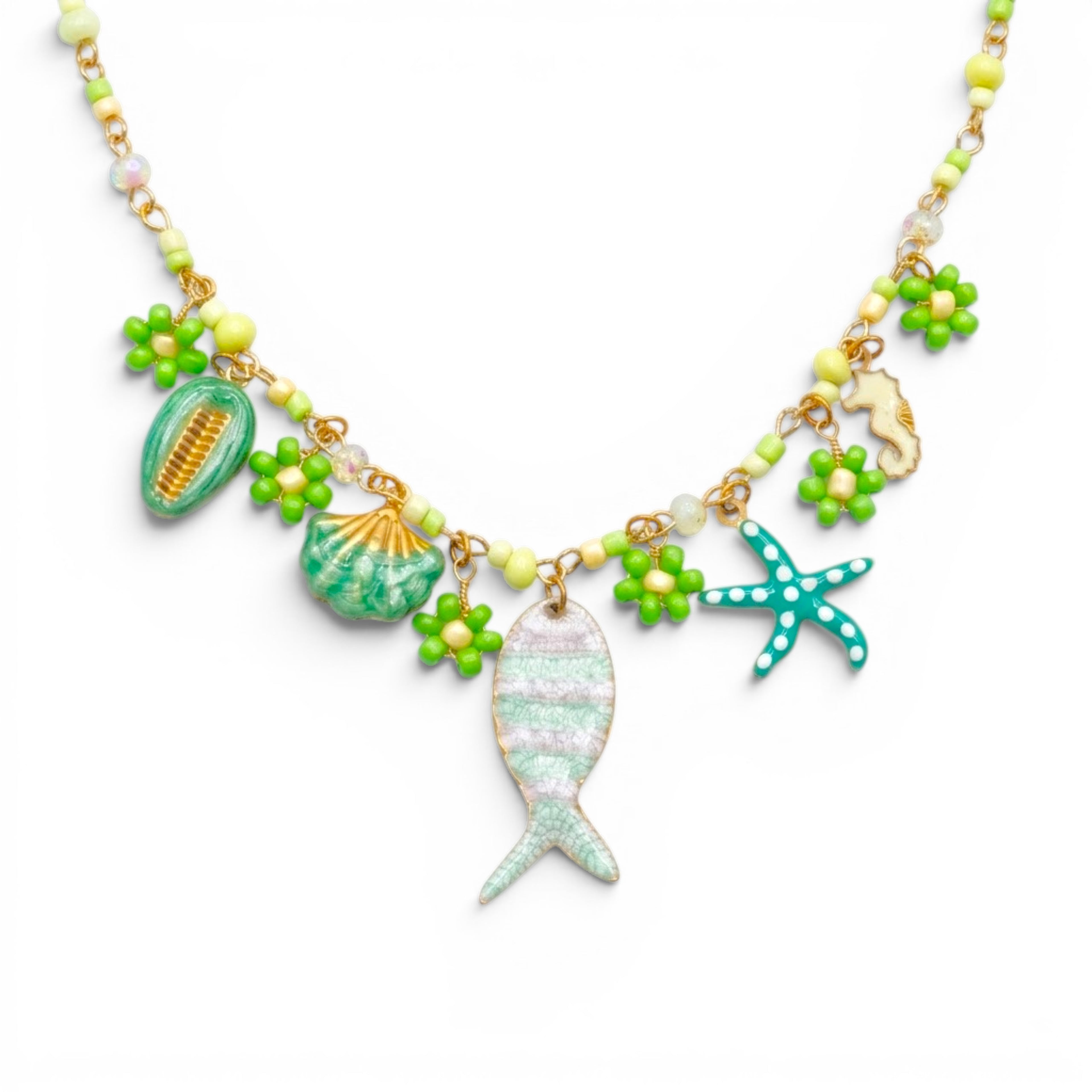 Collana Ocean Charm In Acciaio Inossidabile