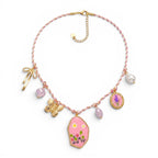Collana Summer Garden Charm In Acciaio Inossidabile