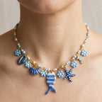 Collana Ocean Charm In Acciaio Inossidabile