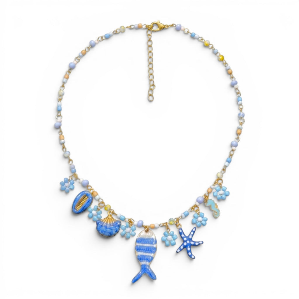 Collana Ocean Charm In Acciaio Inossidabile