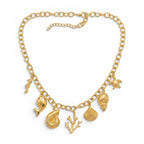 Collana Ocean Deep Charm In Acciaio Inossidabile