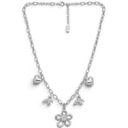 Collana Giardino Romantico In Acciaio Inossidabile
