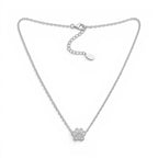 Collana Zampa Con Zirconi In Acciaio Inossidabile