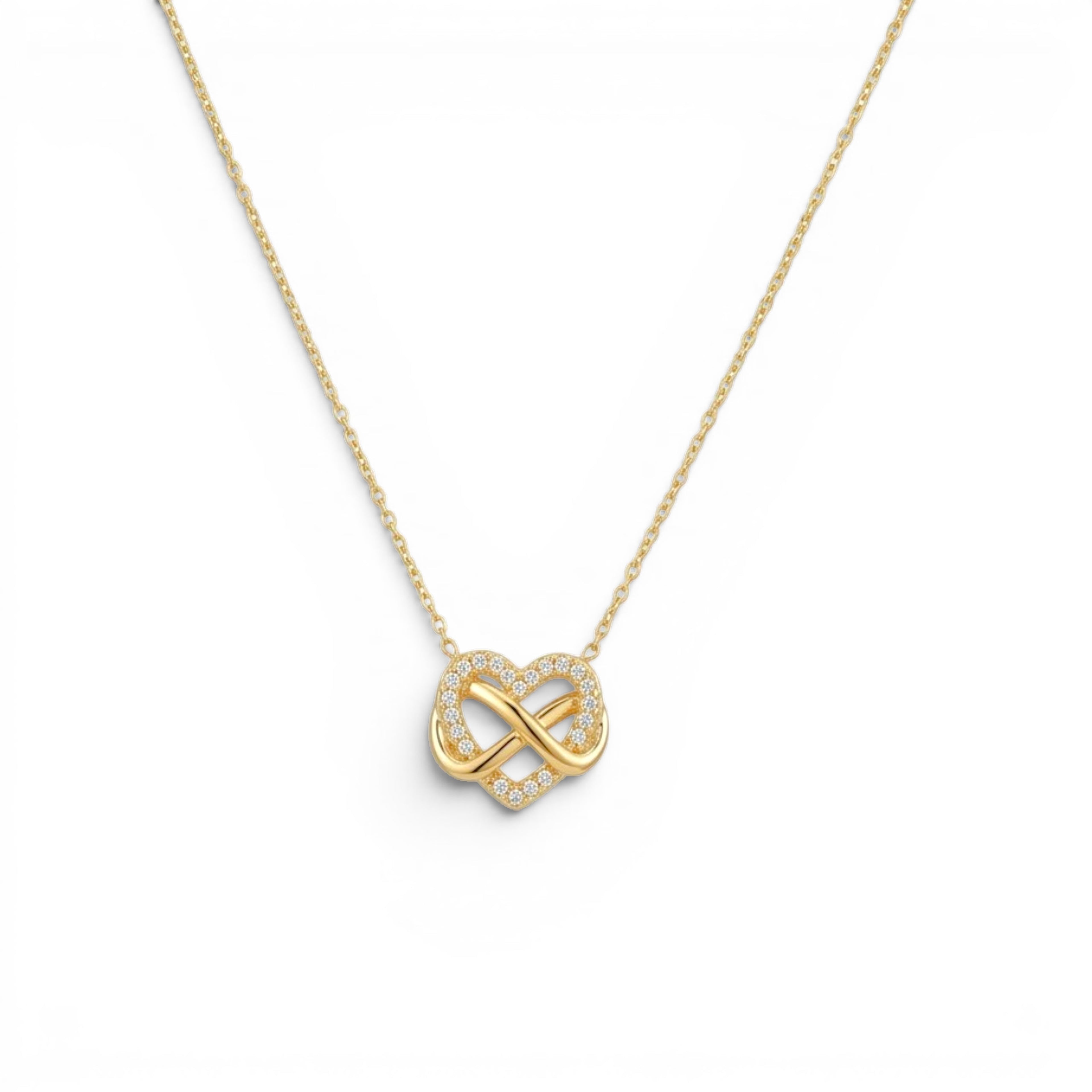Collana Cuore e Infinito In Acciaio Inossidabile