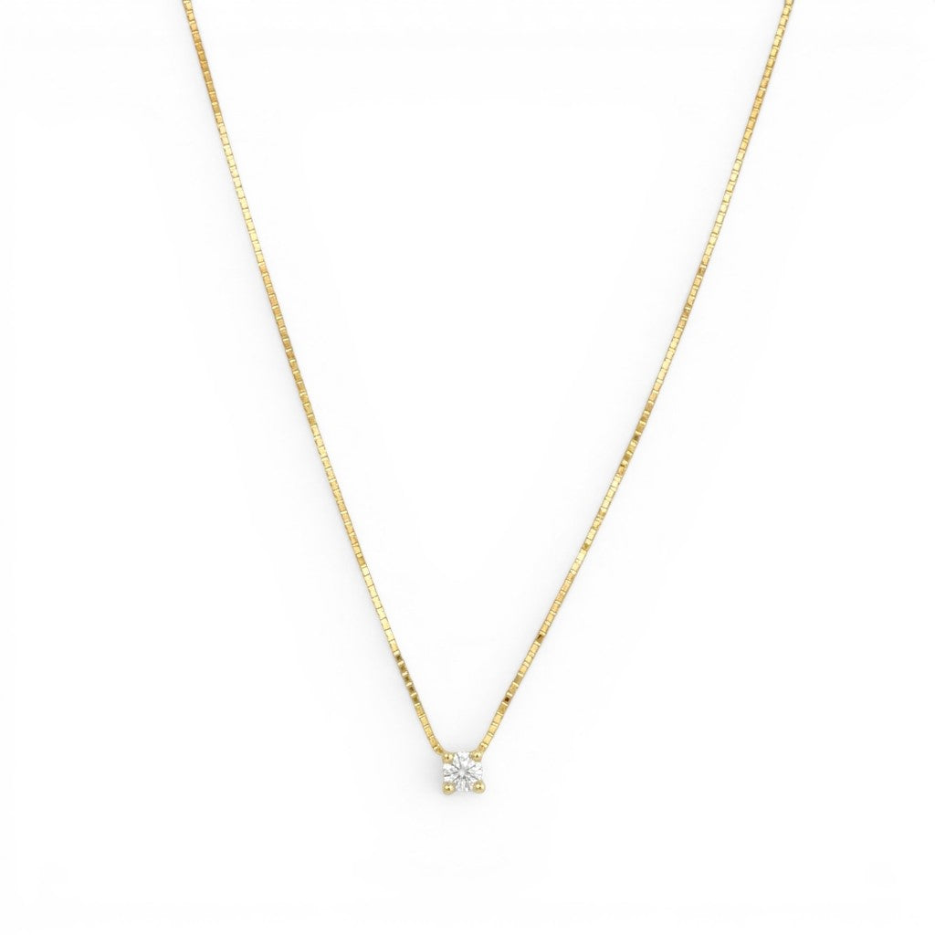 Collana Punto Luce In Argento 925