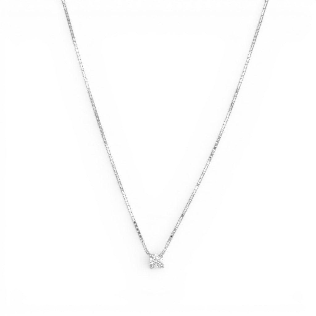 Collana Punto Luce In Argento 925