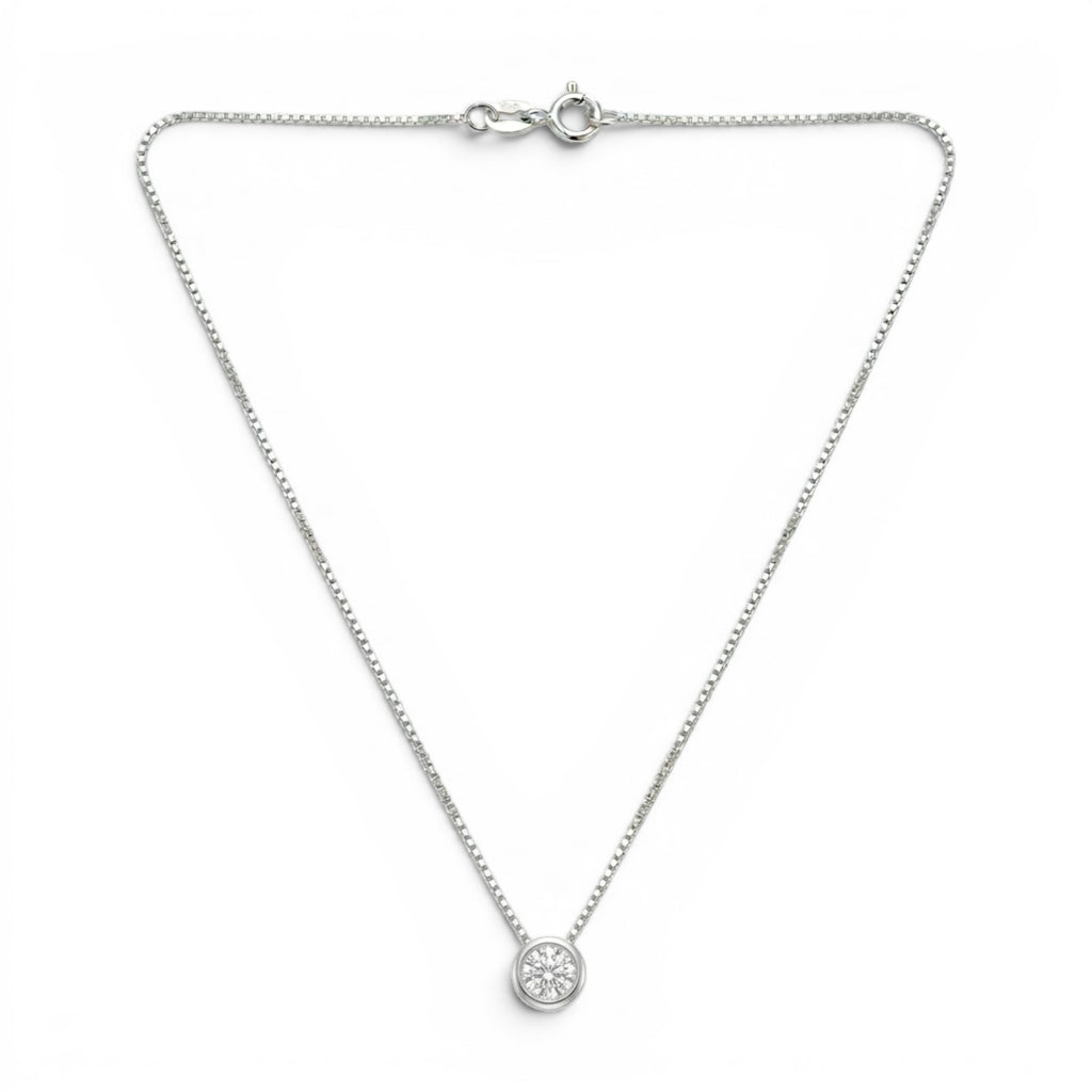 Collana Veneziana Punto Luce Cipollina In Argento 925