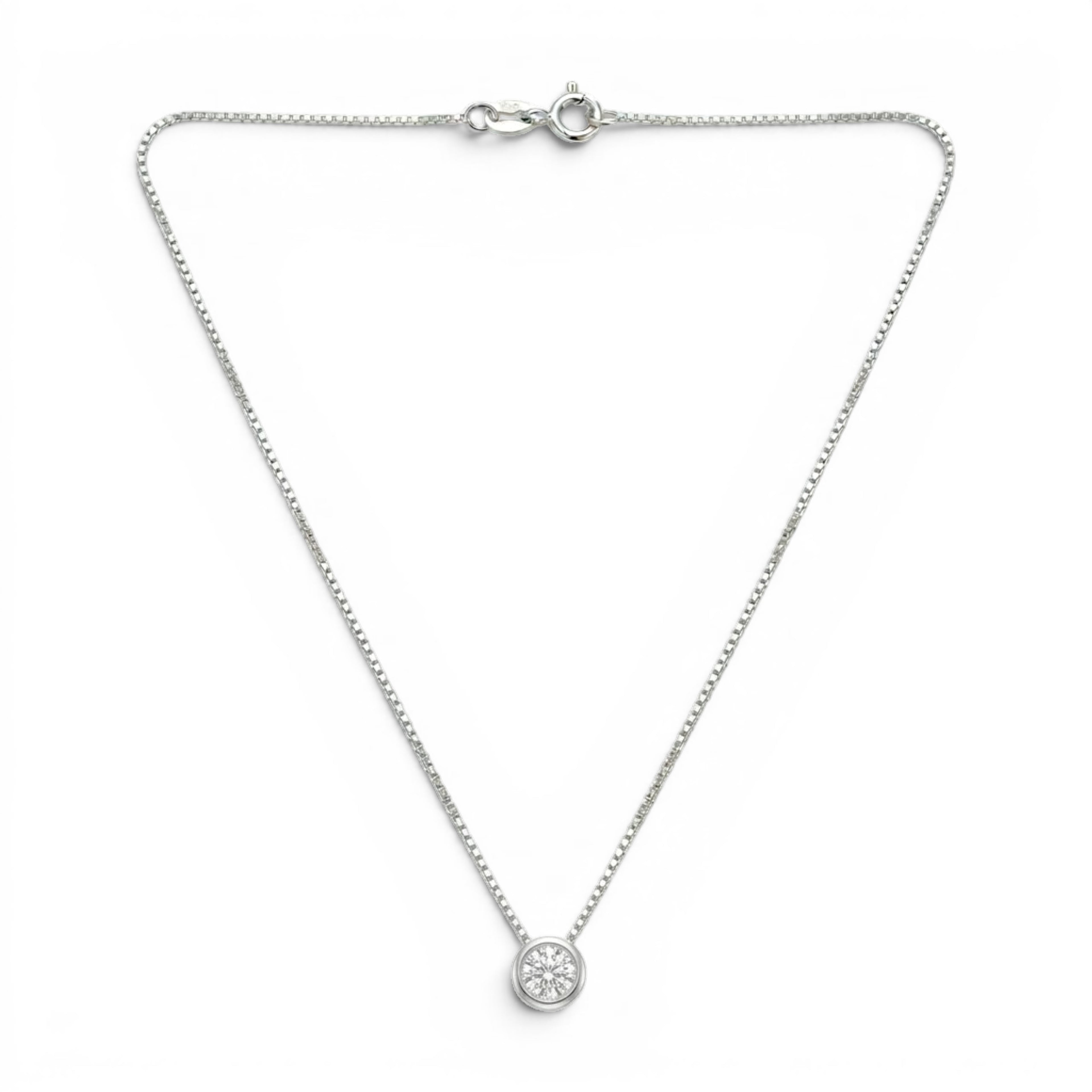 Collana Veneziana Punto Luce Cipollina In Argento 925