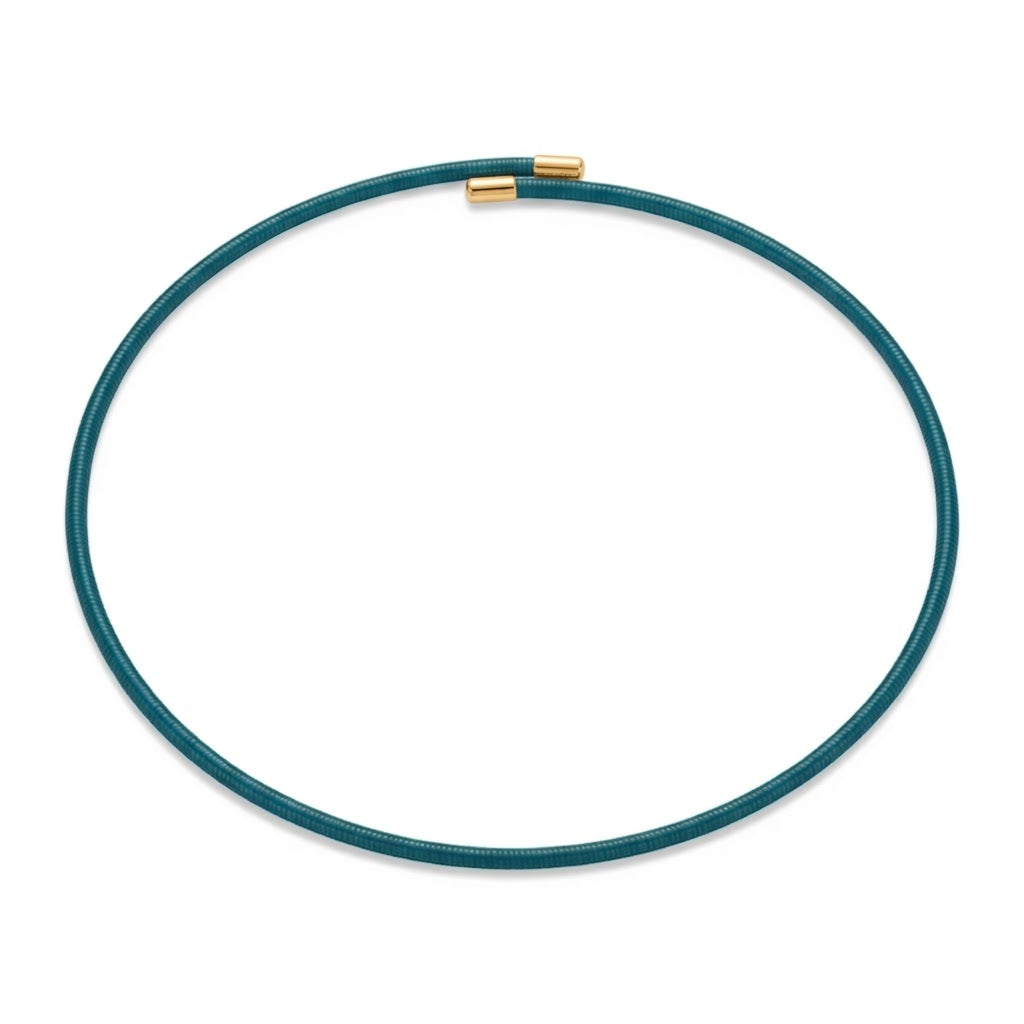 Blu Petrolio/Oro