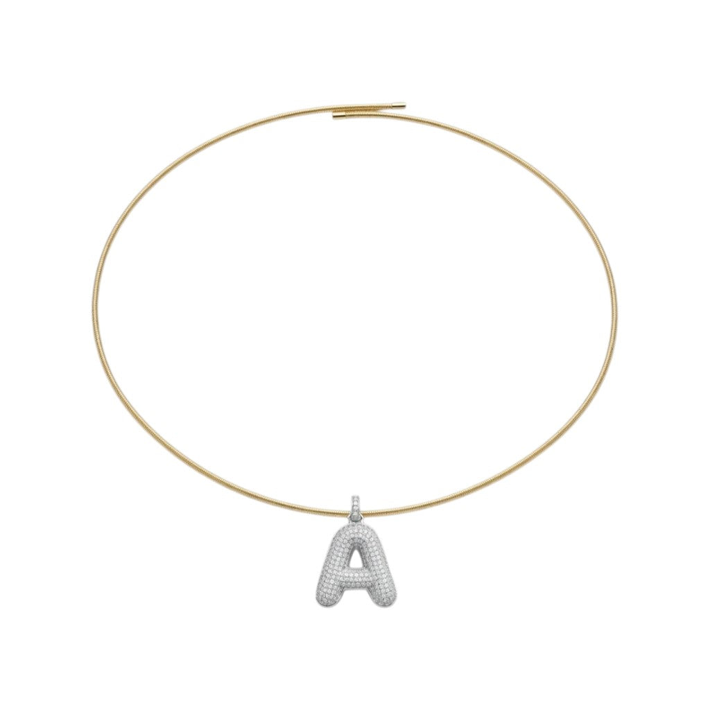 Collana Choker Click con Ciondolo In Acciaio Inossidabile