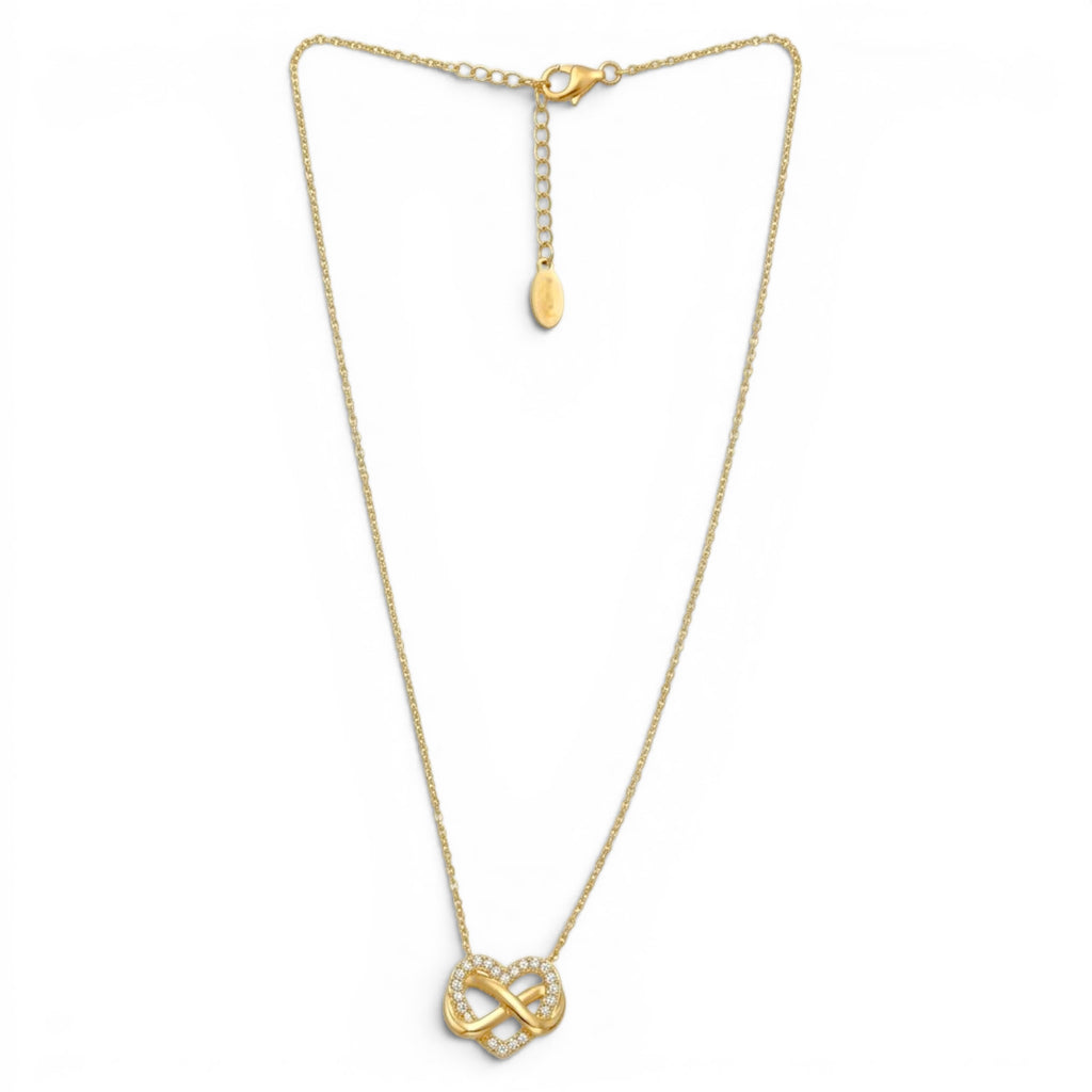 Collana Cuore e Infinito In Acciaio Inossidabile