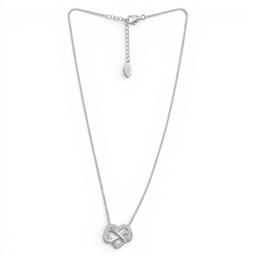 Collana Cuore e Infinito In Acciaio Inossidabile