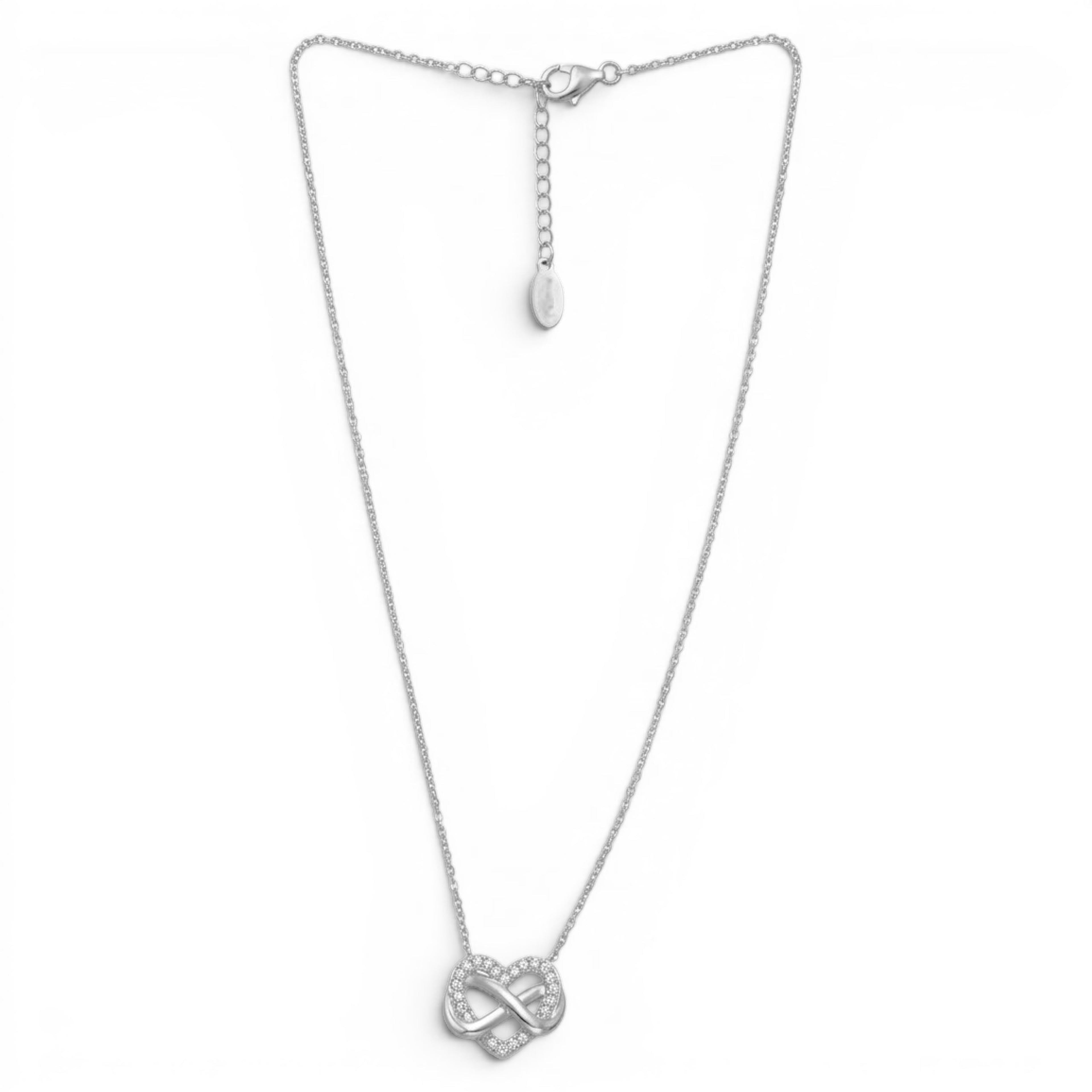 Collana Cuore e Infinito In Acciaio Inossidabile