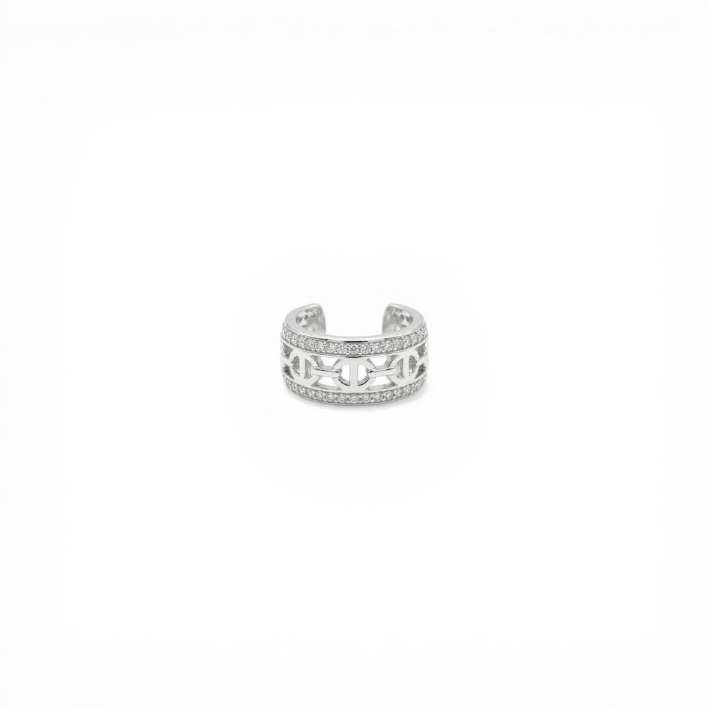 Ear Cuff Maglia Marina In Acciaio Inossidabile