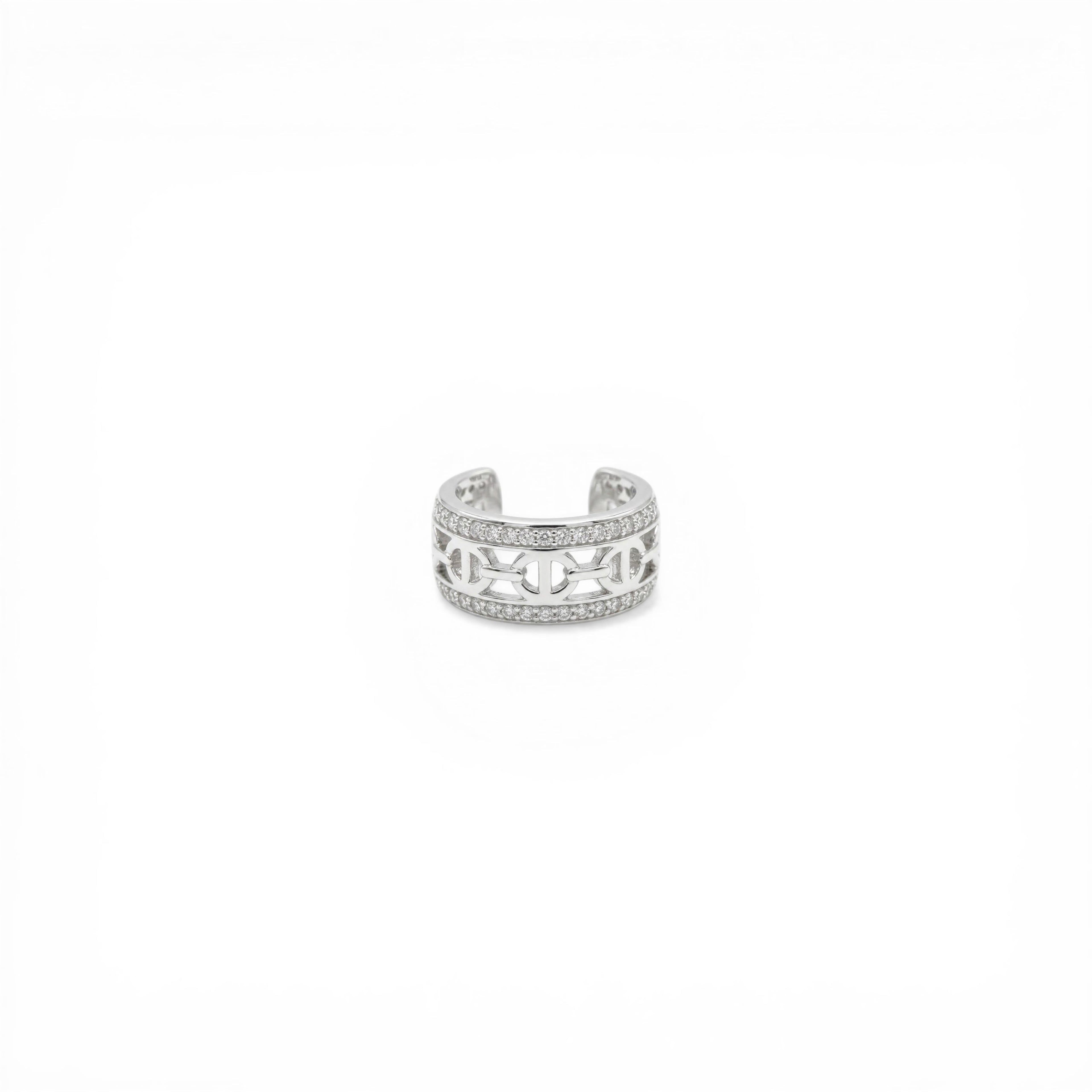 Ear Cuff Maglia Marina In Acciaio Inossidabile
