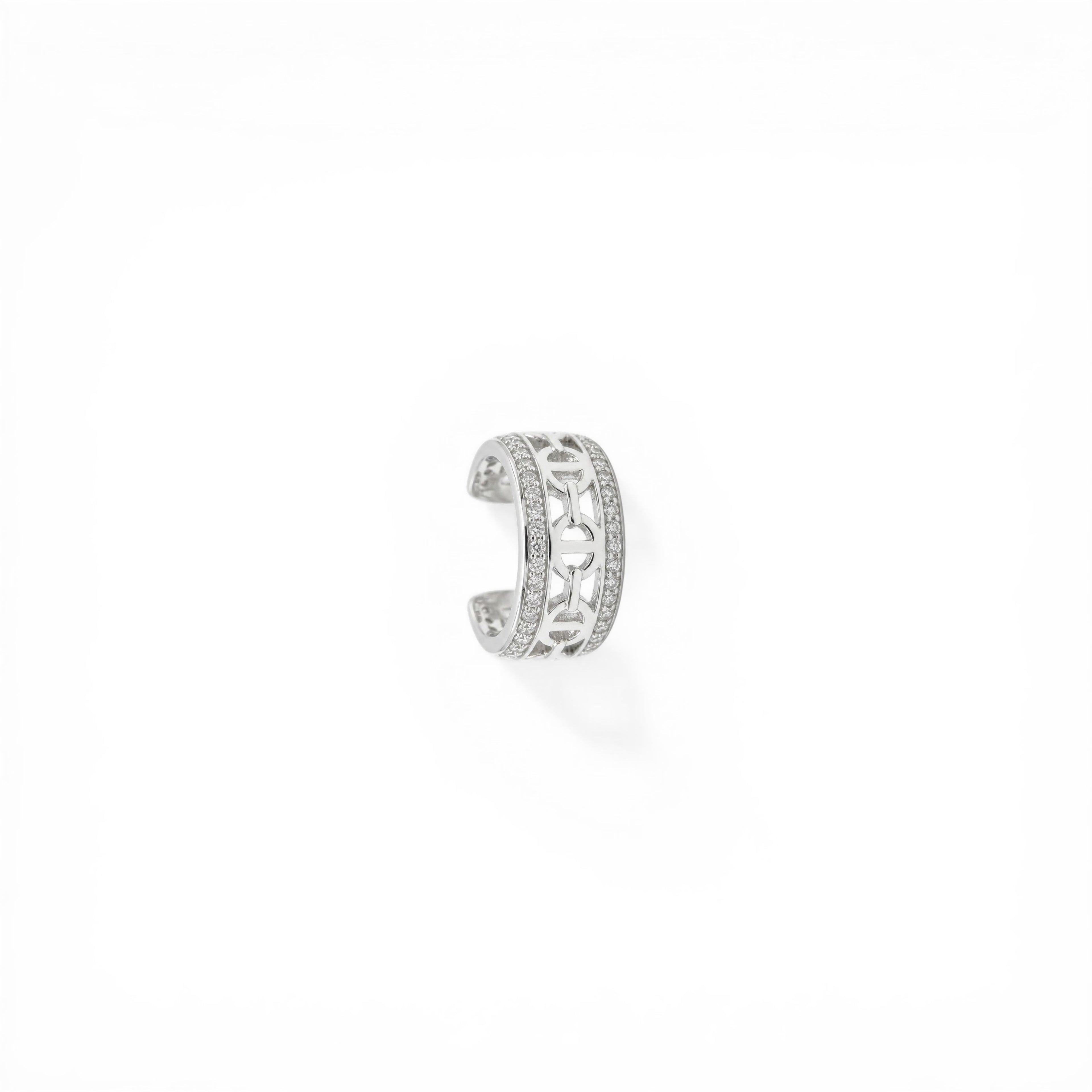 Ear Cuff Maglia Marina In Acciaio Inossidabile