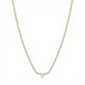 Collana Tennis Heart In Acciaio Inossidabile