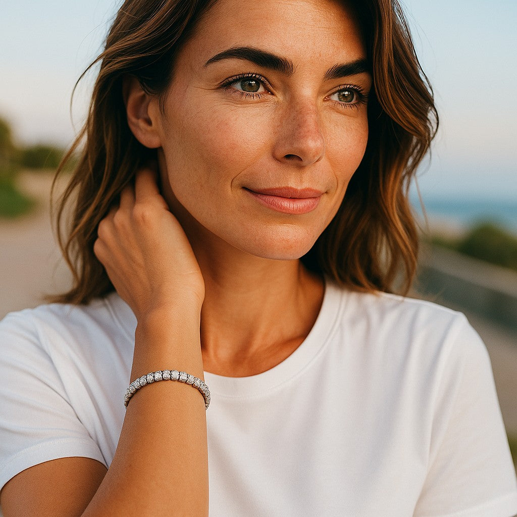 Bracciale Tennis in Argento 925