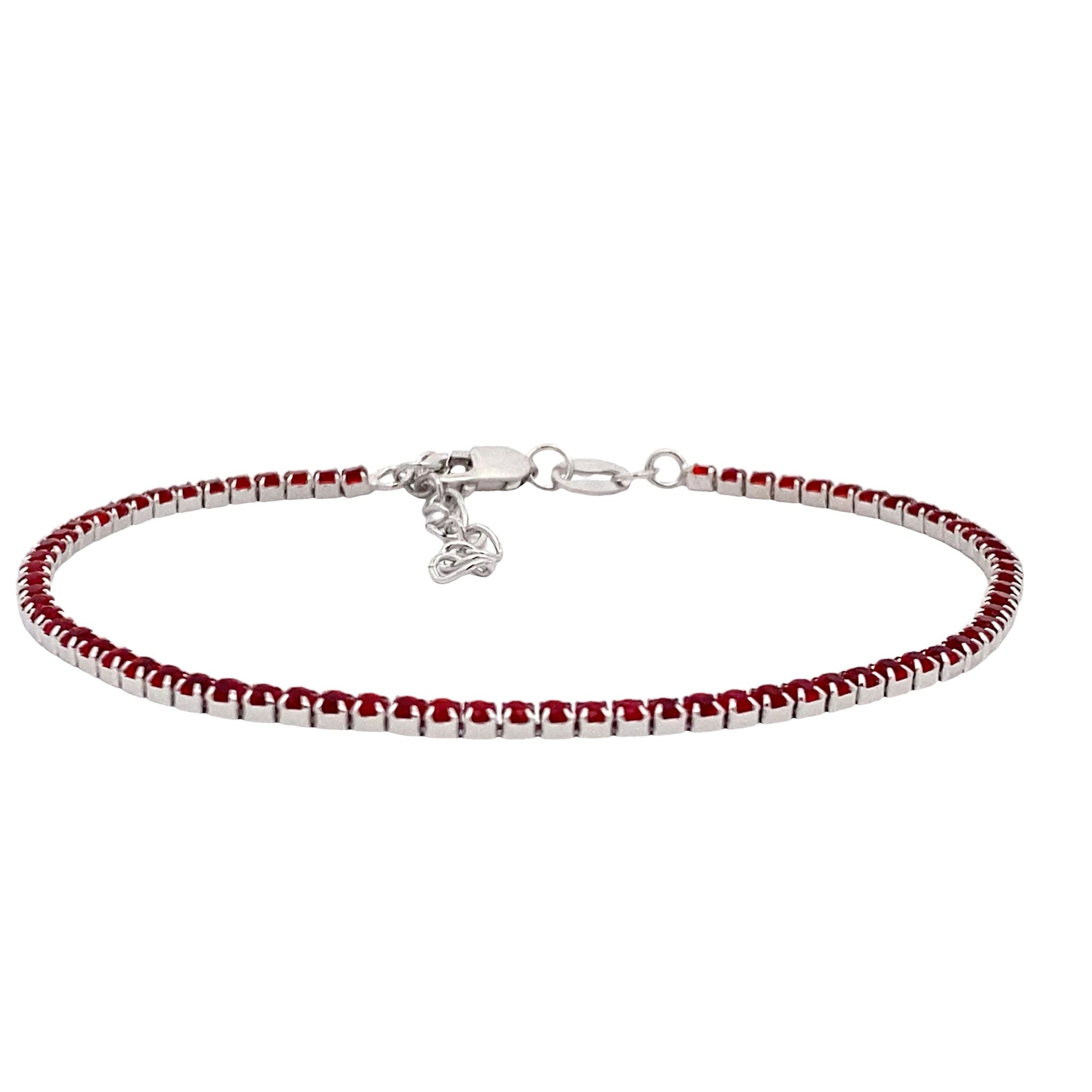 BRACCIALE TENNIS IN ARGENTO 925