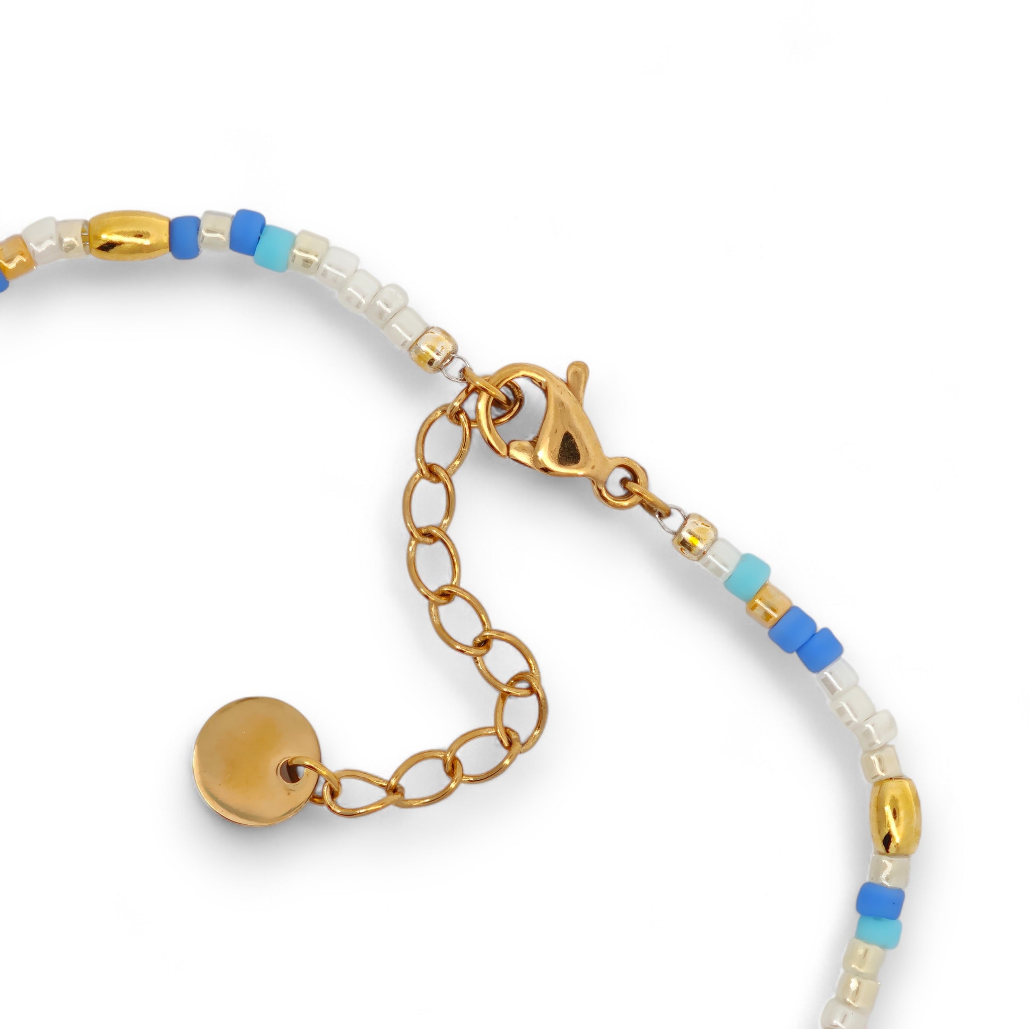 Bracciale Perline e Perle Acciaio