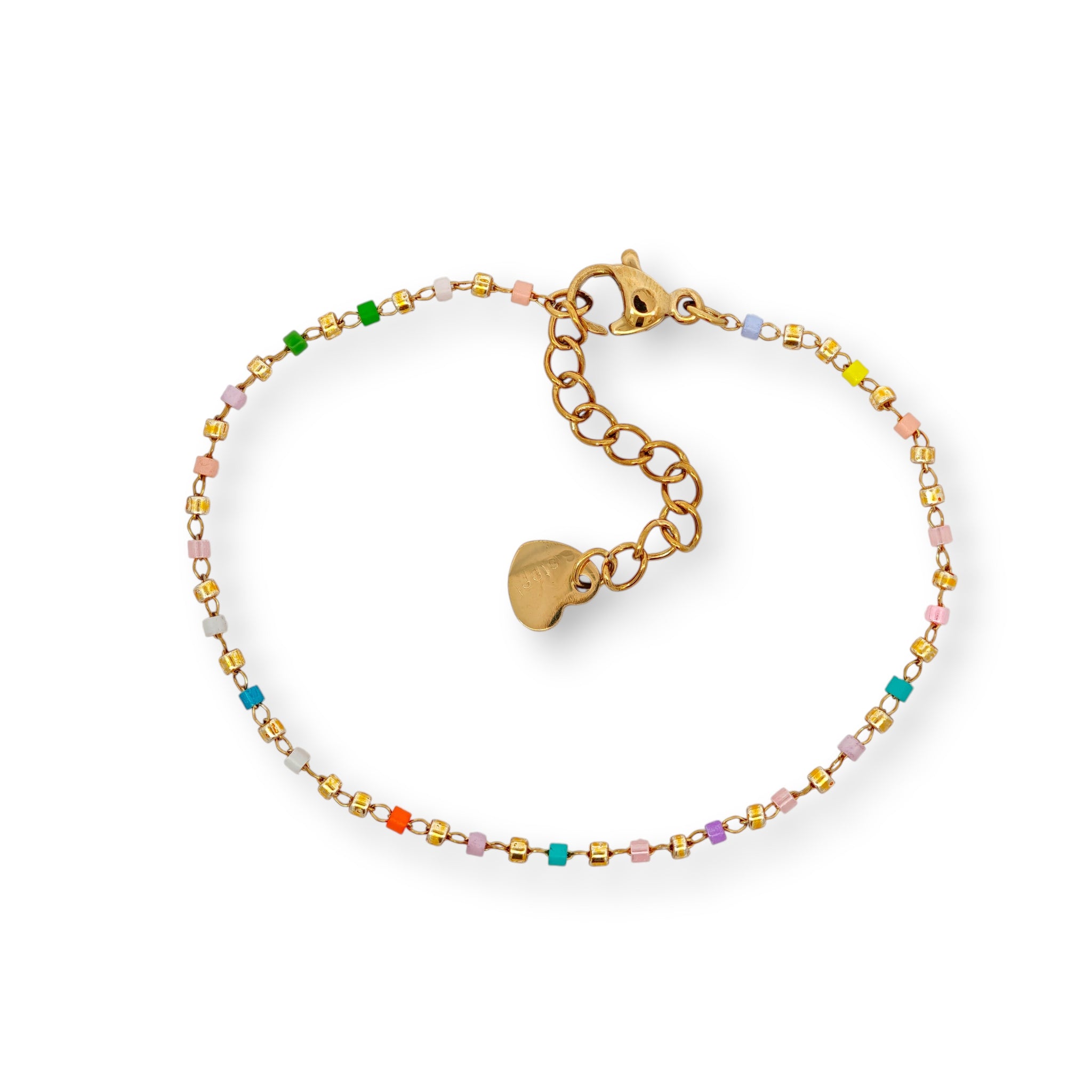 Bracciale multicolor vivace Acciaio