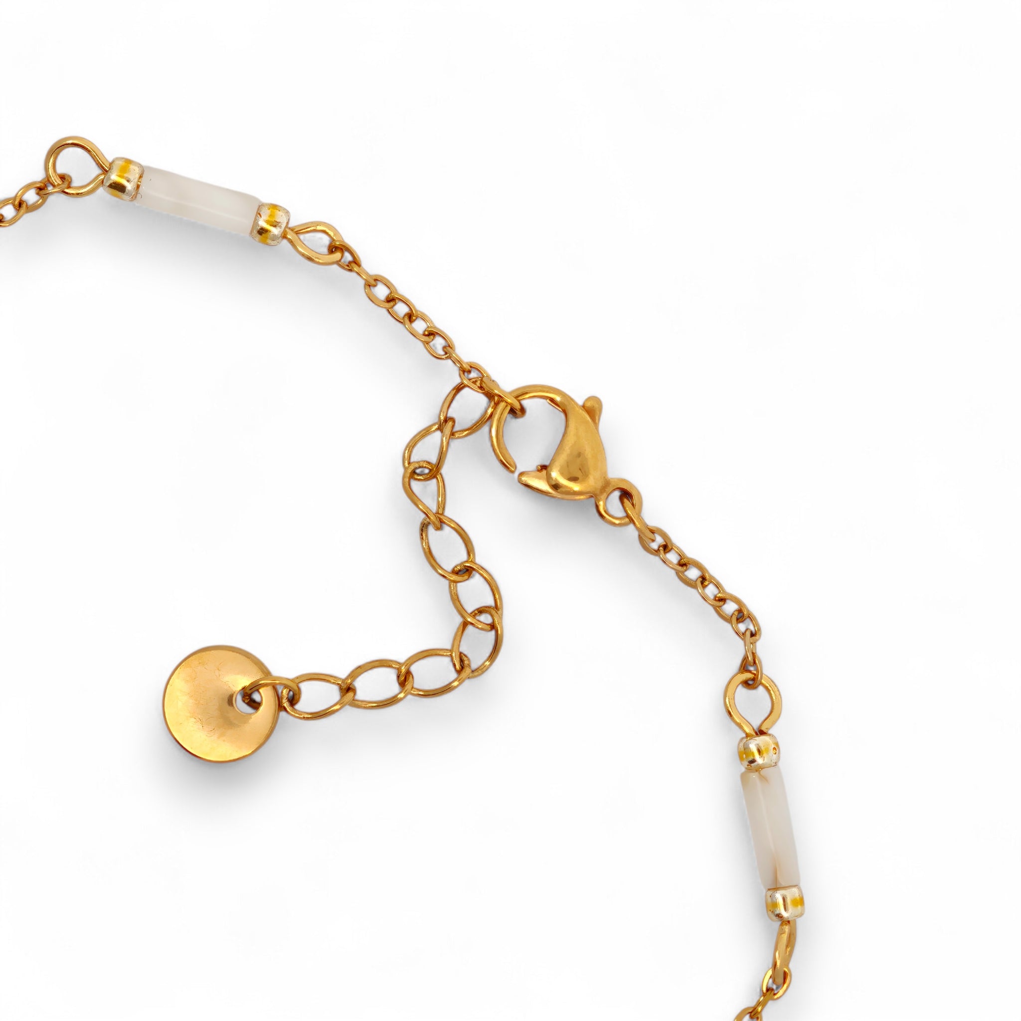 Bracciale con Cilindri Colorati Acciaio
