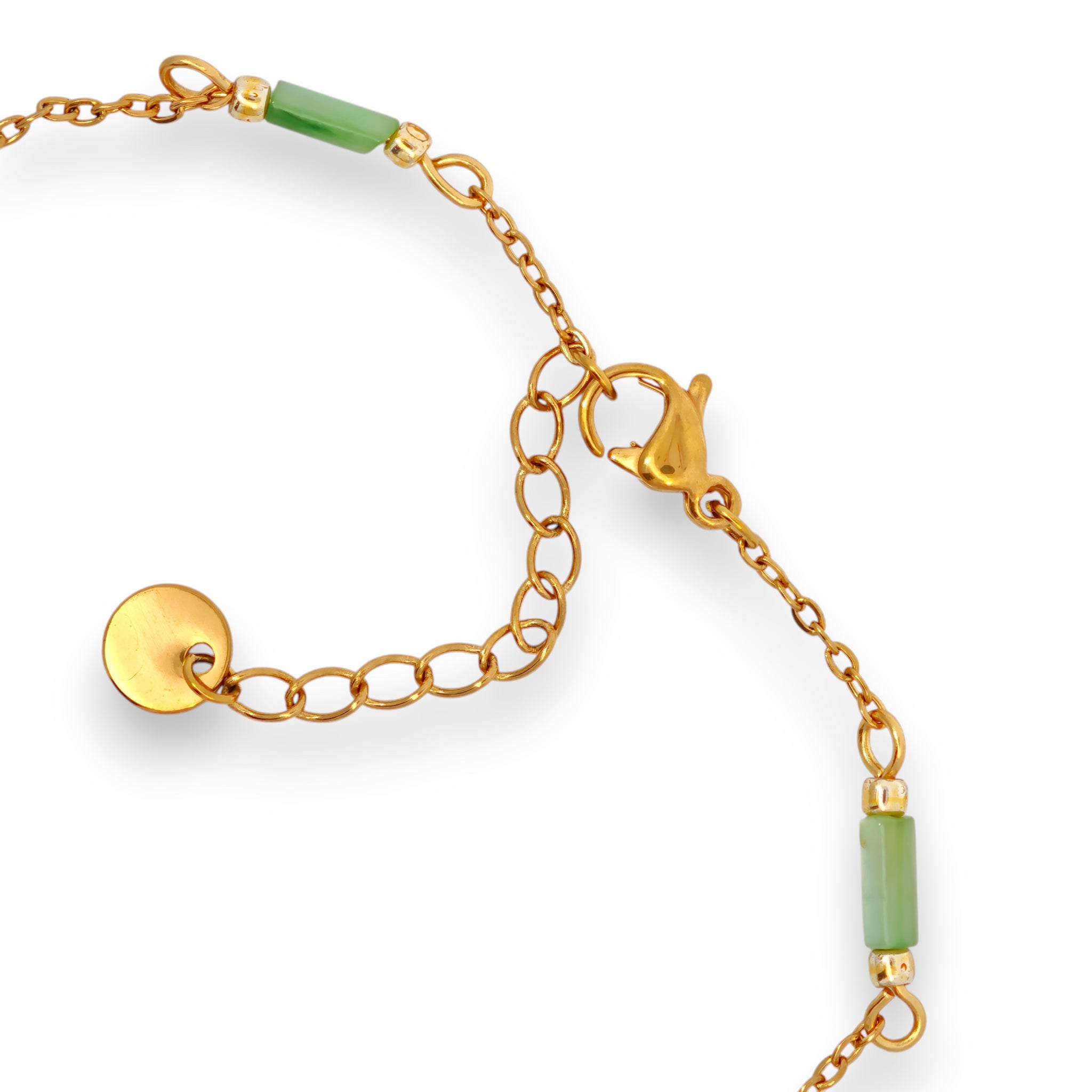 Bracciale con Cilindri Colorati Acciaio
