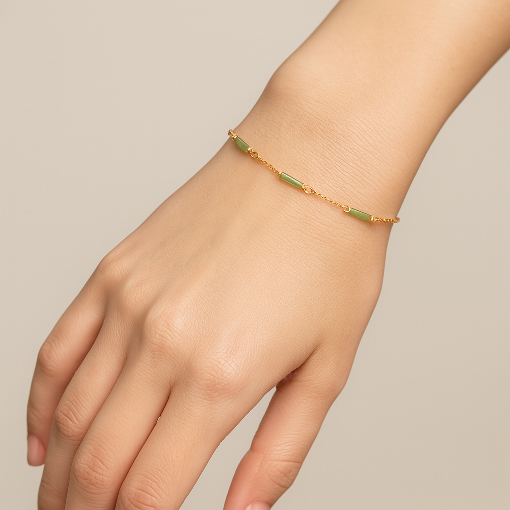 Bracciale con Cilindri Colorati Acciaio