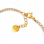 Bracciale Cuore con Zirconi in Acciaio