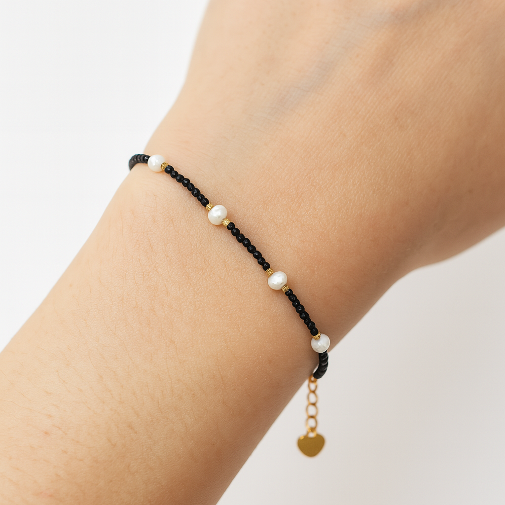 Bracciale Perle e Acciaio