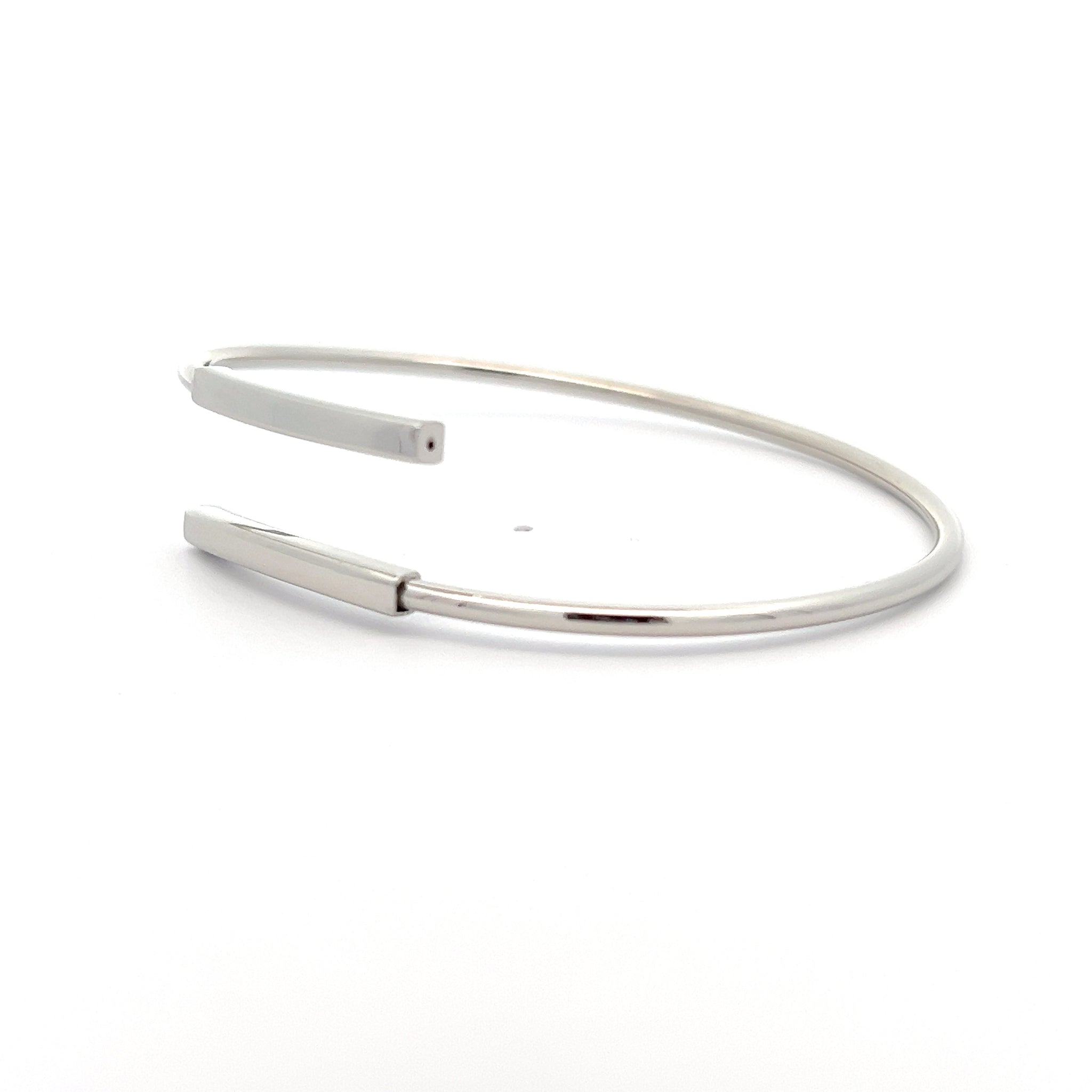 BRACCIALE SEMIRIGIDO LISCIO ARGENTO925