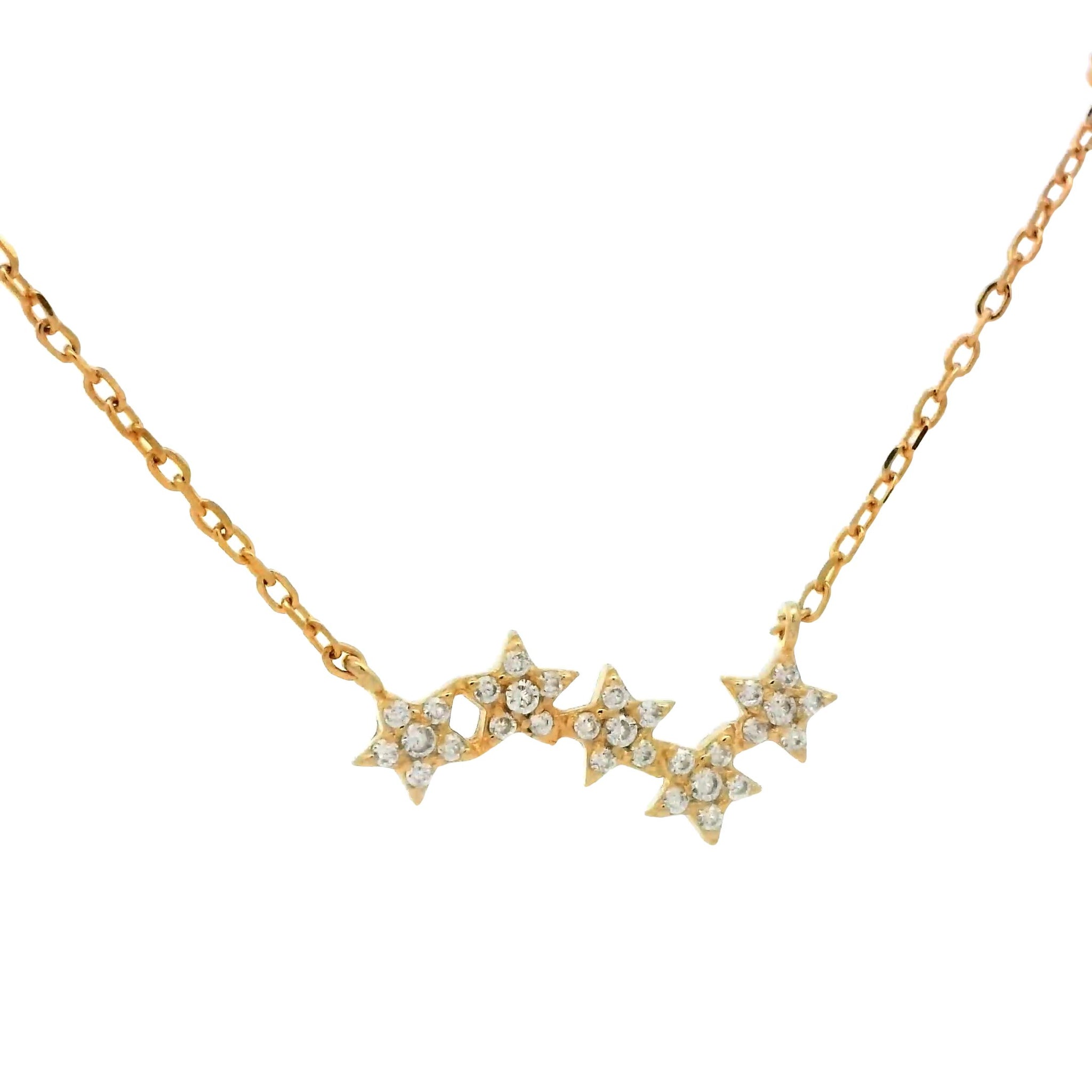 COLLANA STELLE IN ARGENTO 925