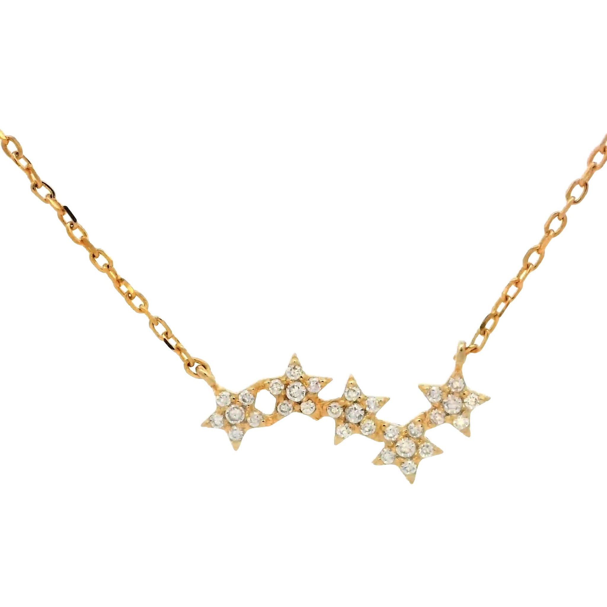 COLLANA STELLE IN ARGENTO 925