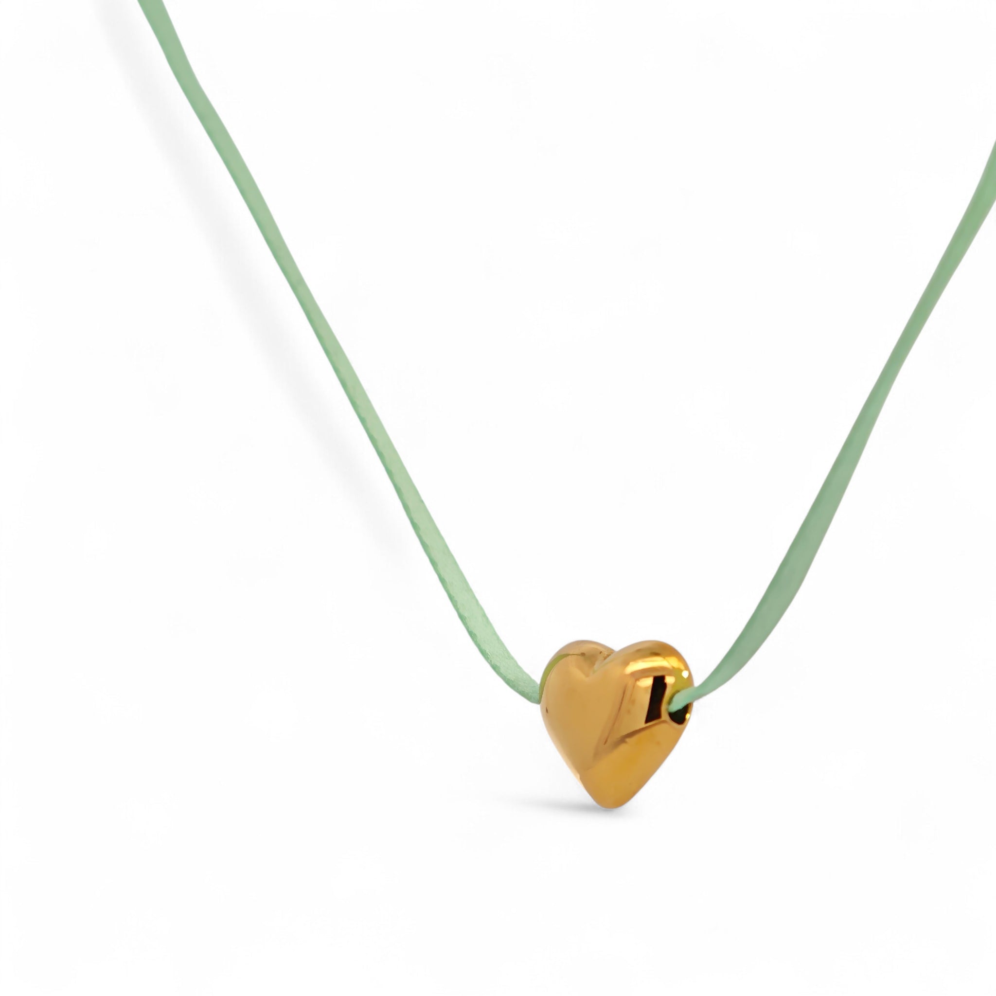 Collana Cuore Acciaio Colorato