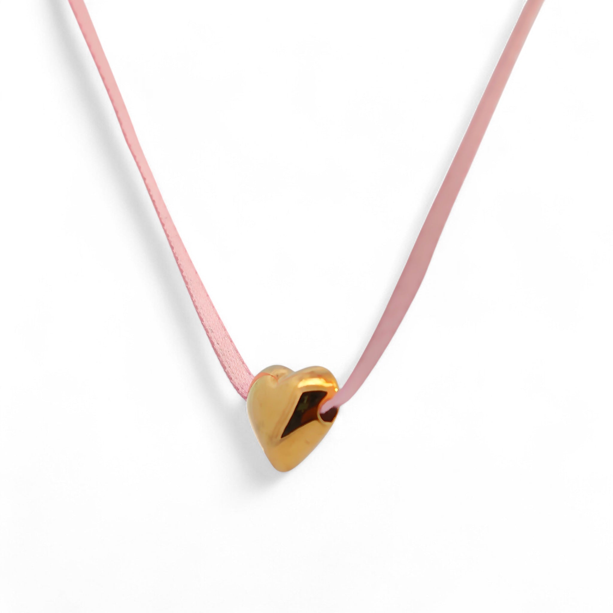 Collana Cuore Acciaio Colorato