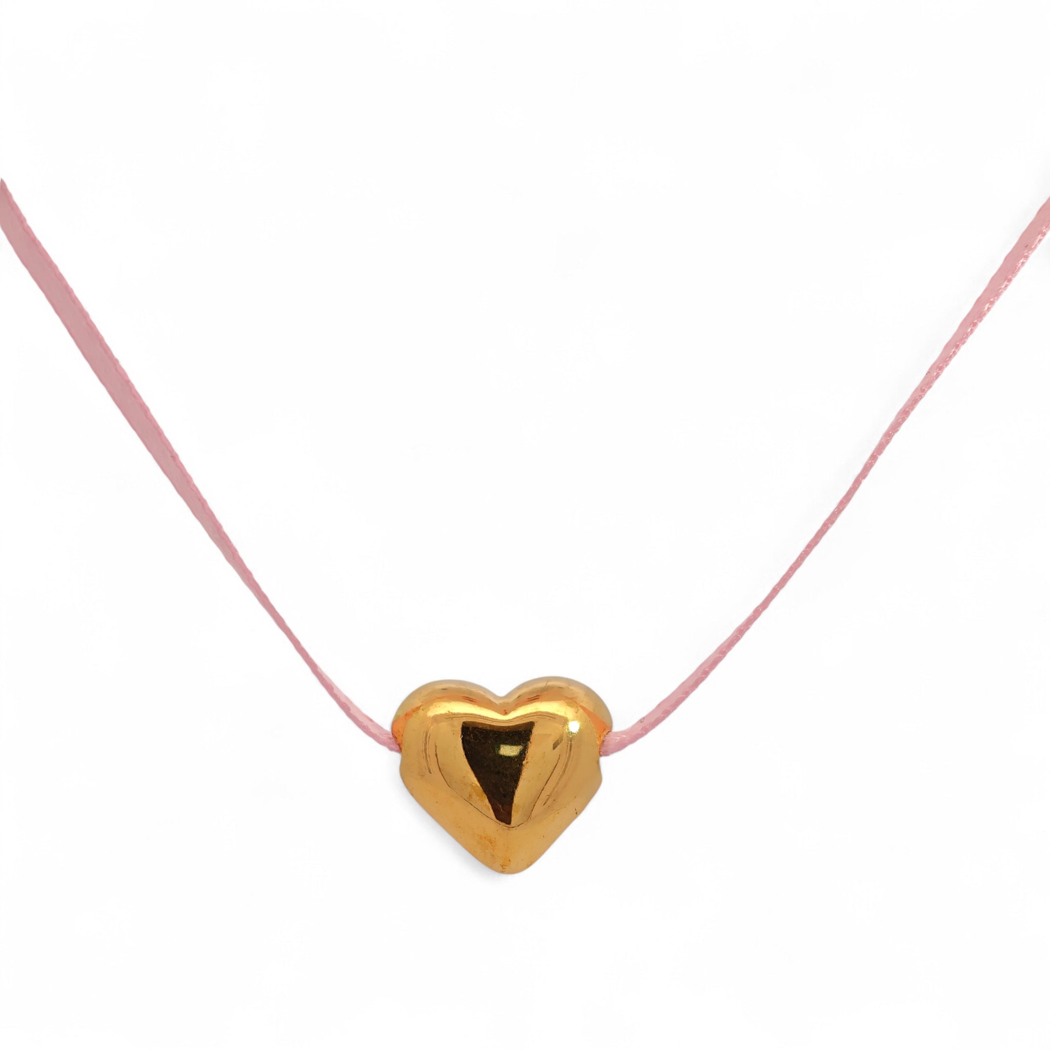 Collana Cuore Acciaio Colorato