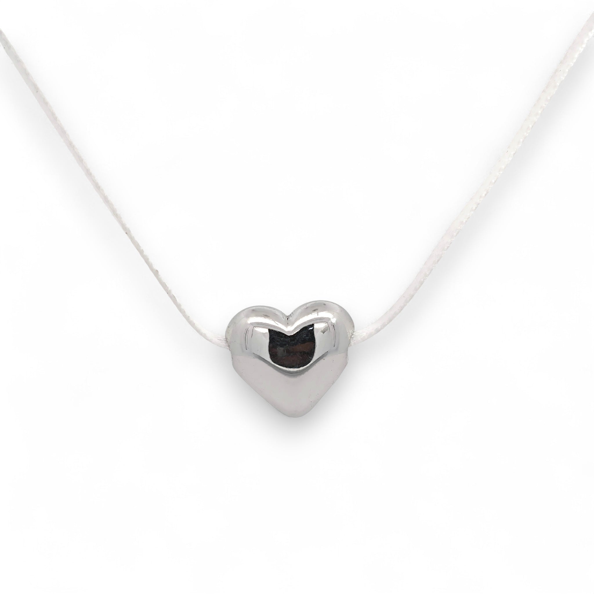 Collana Cuore Acciaio Colorato