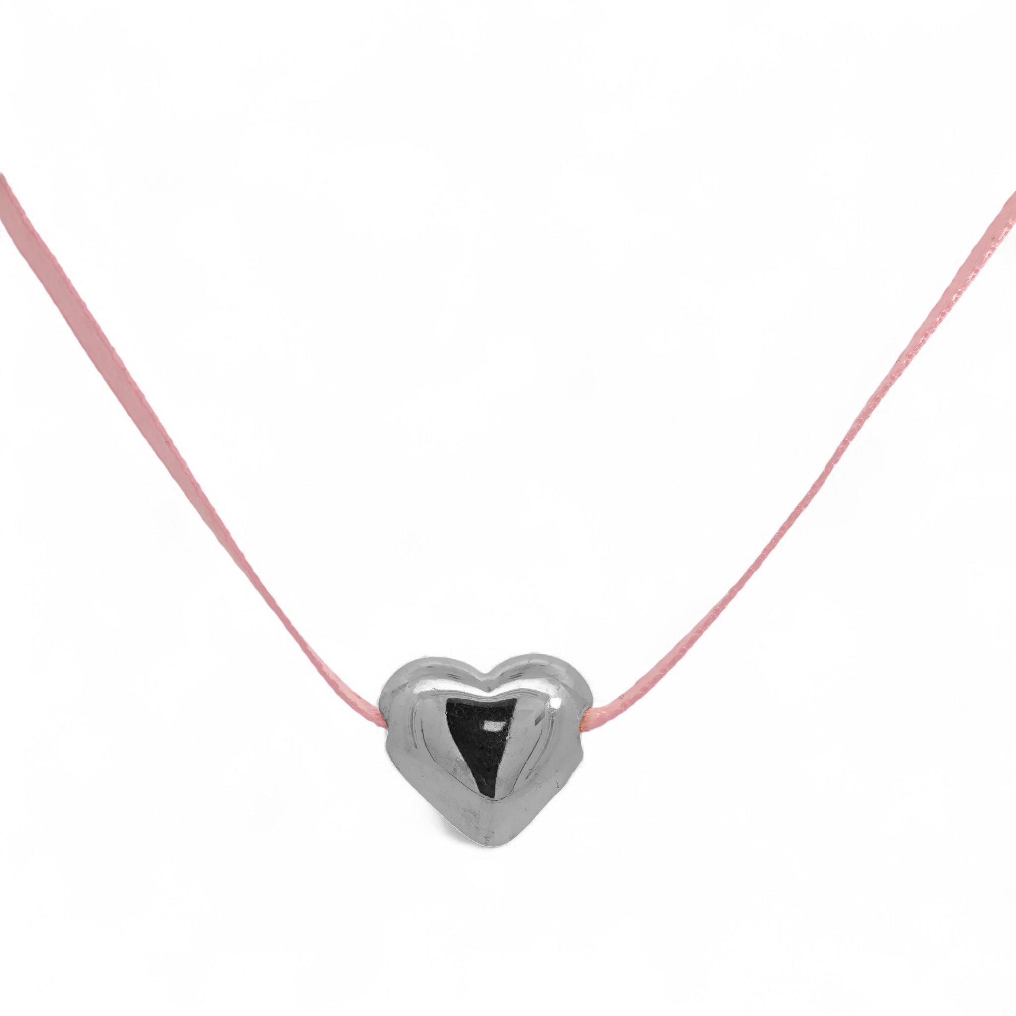 Collana Cuore Acciaio Colorato